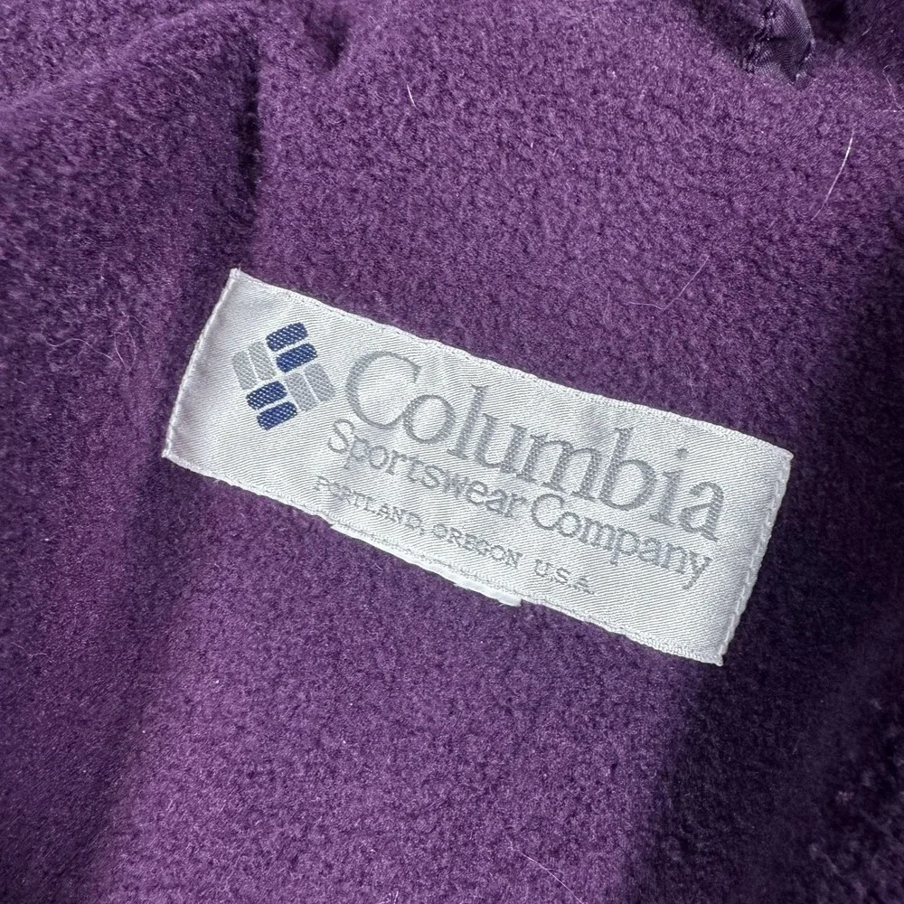 Vintage Columbia 90s Hooded Parka Jacket Mens Medium Fits XL Brown Coat